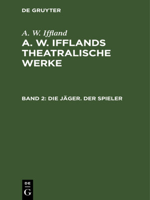 cover image of Die Jäger. Der Spieler